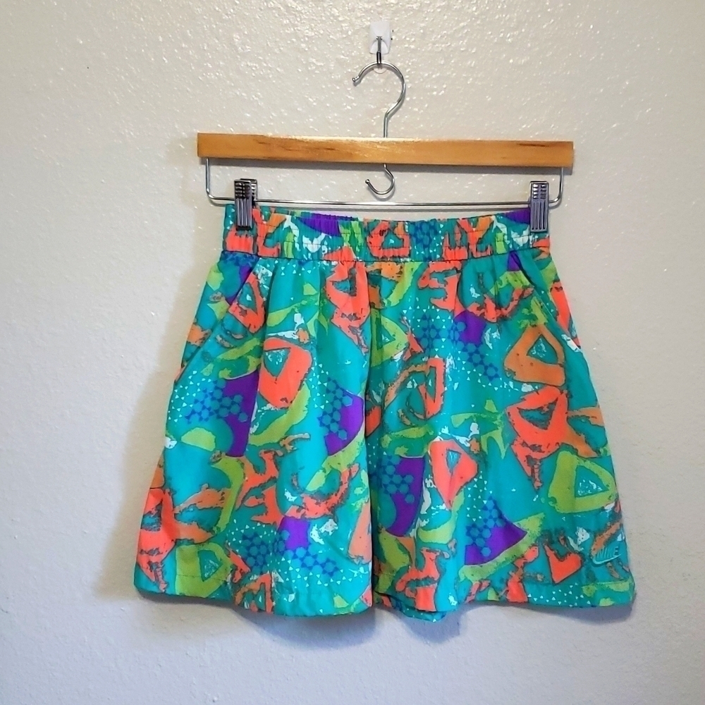 Nike Deadstock Vintage 1991 Gray label Vibrant Color Skirt, Size M